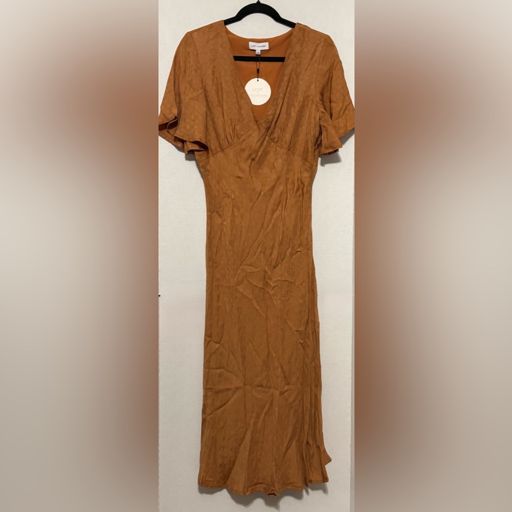 NWT - Lost + Wander Orange Maxi Dress